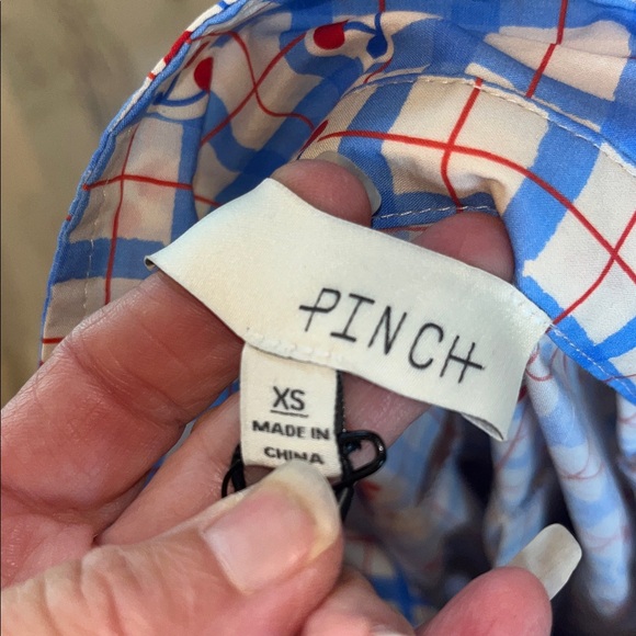 Avara Pinch Sommer Dress Midi Cherry Print Puff Sleeve Cotton New - Picture 11 of 14